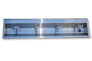 pre-plumbed pwd wash trough